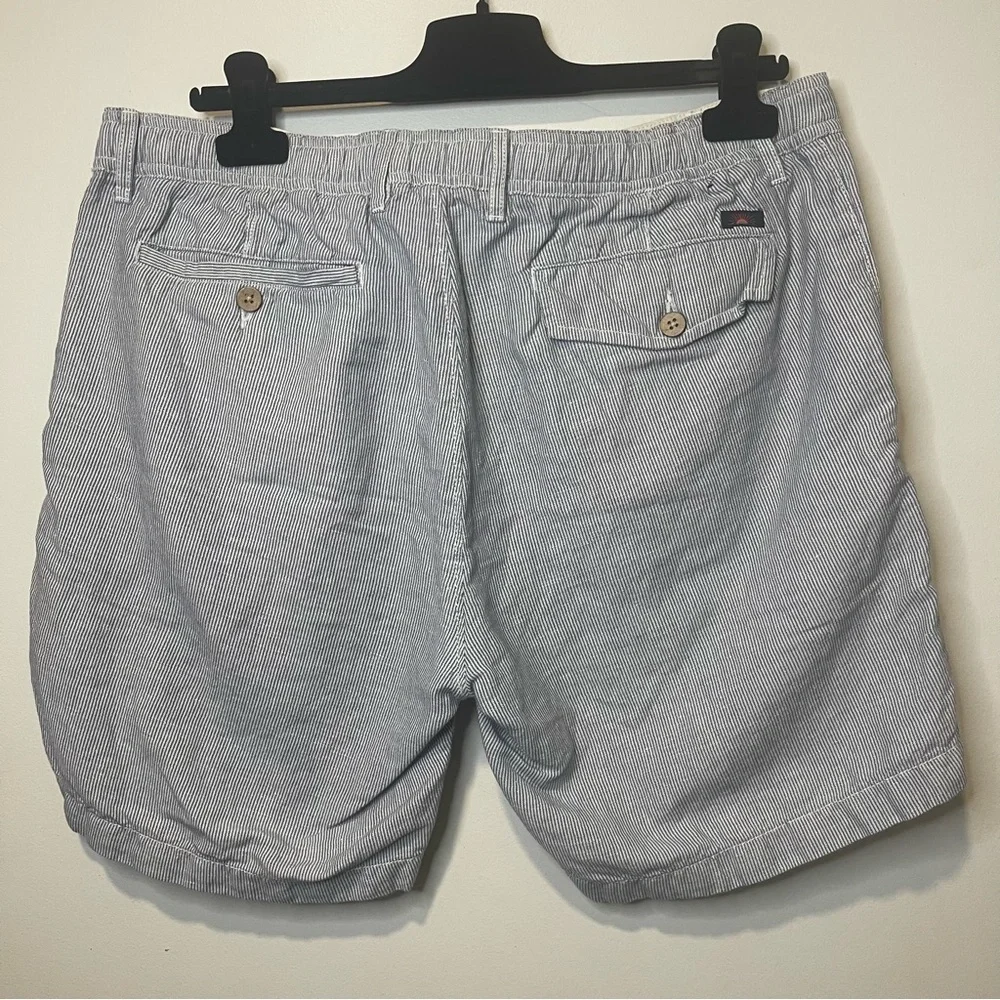 Father Ty Men's Blue Striped Shorts